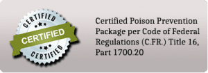 Certified Poison Prevention Package Certified Poison Prevention Package